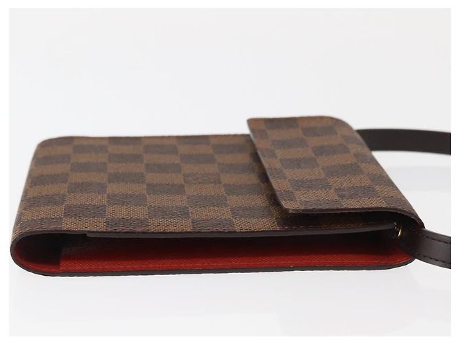 LOUIS VUITTON Pochette Porta-CD Damier Ebene N62935 LV Auth bs29503 - vista 5