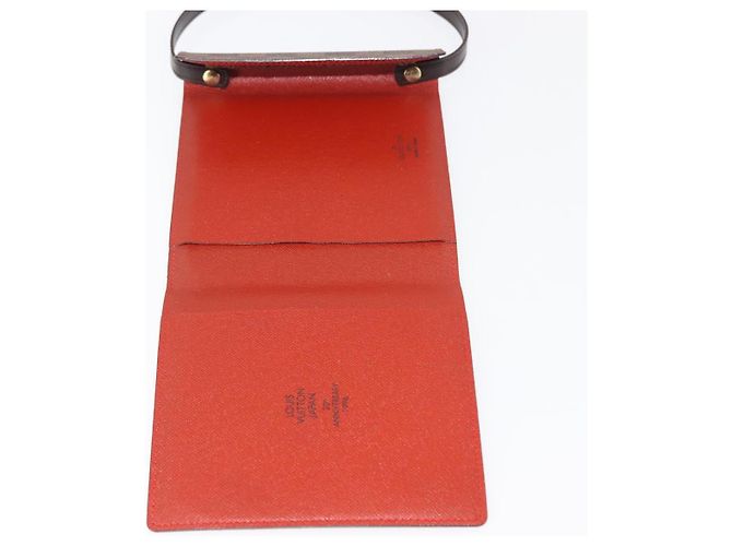LOUIS VUITTON Pochette Porta-CD Damier Ebene N62935 LV Auth bs29503 - vista 8