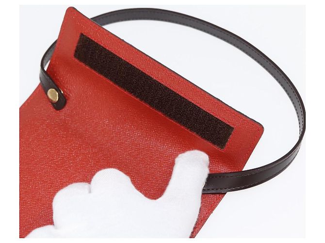 LOUIS VUITTON Pochette Porta-CD Damier Ebene N62935 LV Auth bs29503 - vista 9