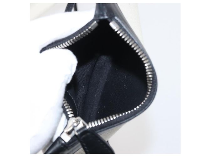 Borsa Cabas XS BALENCIAGA in tela e pelle blu navy, bianco, nero e argento 390346 Auth gh775 - vista 25