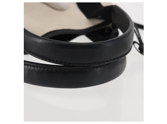 Borsa Cabas XS BALENCIAGA in tela e pelle blu navy, bianco, nero e argento 390346 Auth gh775 - vista 7
