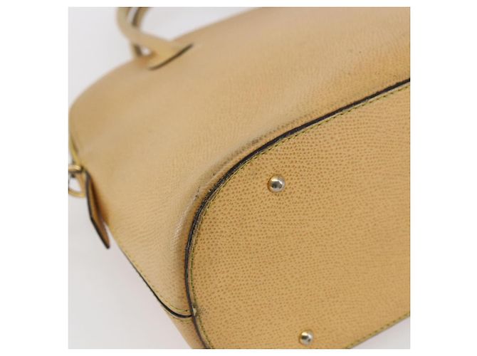 Céline Borsa a Mano CELINE in Pelle 2 in 1 Oro Giallo Auth bs29816 D'oro - vista 14