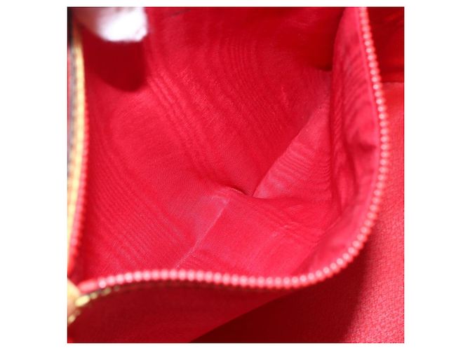 Céline Borsa a Mano CELINE in Pelle 2 in 1 Oro Giallo Auth bs29816 D'oro - vista 20