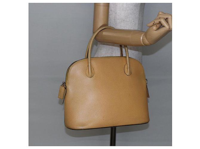 Céline Borsa a Mano CELINE in Pelle 2 in 1 Oro Giallo Auth bs29816 D'oro - vista 21