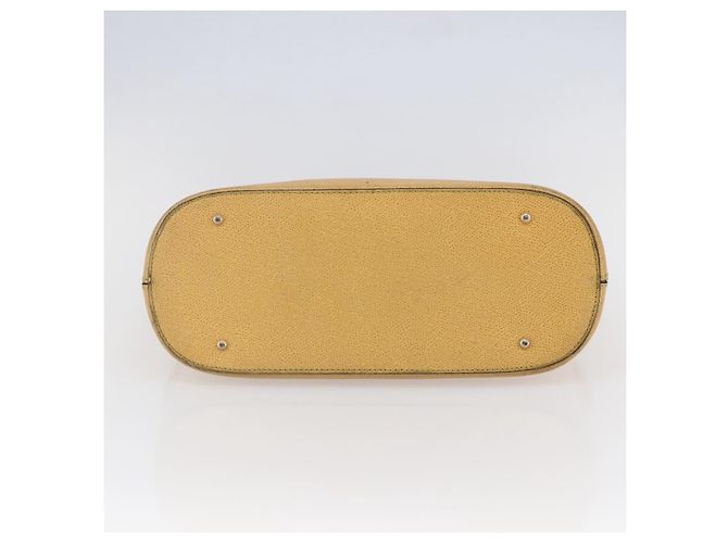 Céline Borsa a Mano CELINE in Pelle 2 in 1 Oro Giallo Auth bs29816 D'oro - vista 5