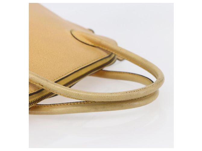 Céline Borsa a Mano CELINE in Pelle 2 in 1 Oro Giallo Auth bs29816 D'oro - vista 7