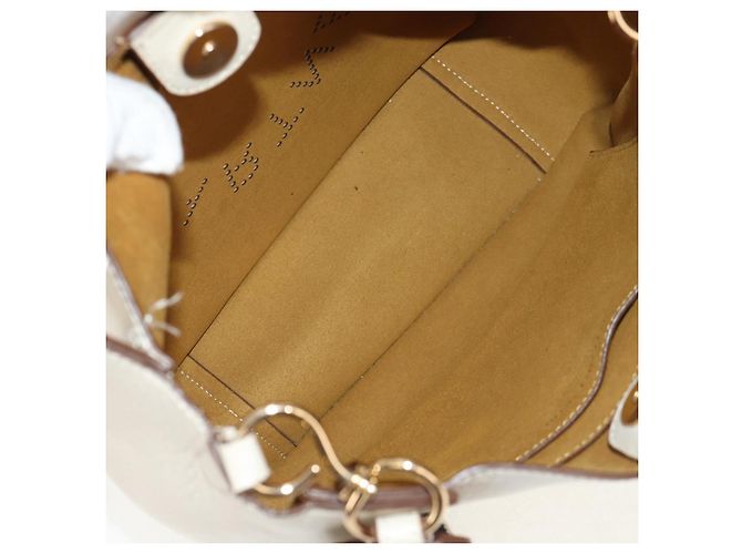 Autre Marque Borsa a Spalla Stella MacCartney in Pelle Beige Oro Auth BA7552 D'oro - vista 10