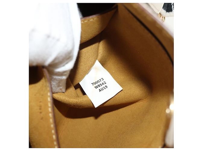 Autre Marque Borsa a Spalla Stella MacCartney in Pelle Beige Oro Auth BA7552 D'oro - vista 11
