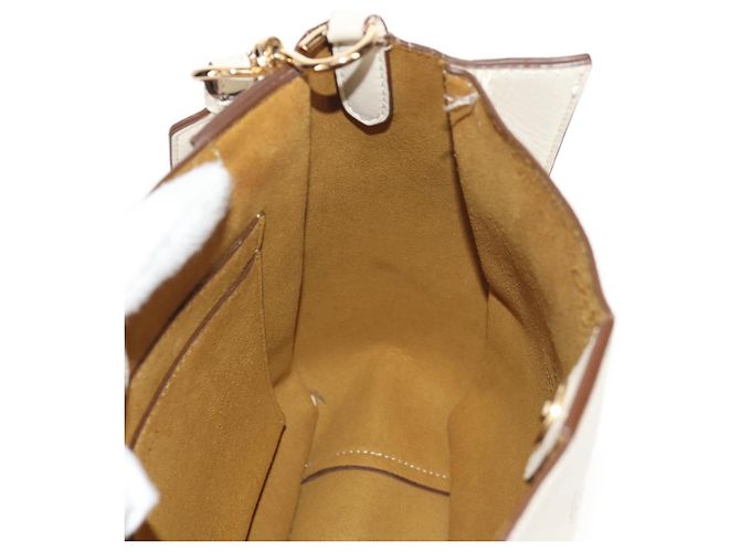 Autre Marque Borsa a Spalla Stella MacCartney in Pelle Beige Oro Auth BA7552 D'oro - vista 18