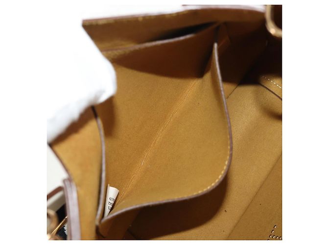 Autre Marque Borsa a Spalla Stella MacCartney in Pelle Beige Oro Auth BA7552 D'oro - vista 19