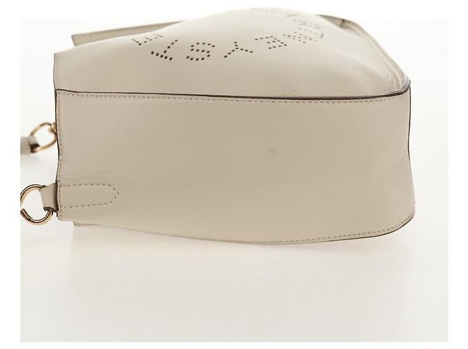Autre Marque Borsa a Spalla Stella MacCartney in Pelle Beige Oro Auth BA7552 D'oro - vista 2