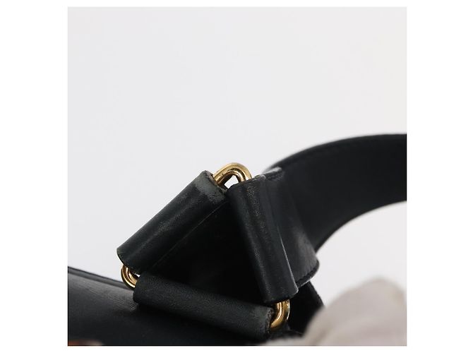 Zaino in pelle Gucci Bamboo blu navy oro 003 2058 0016 Auth 152368 - vista 15