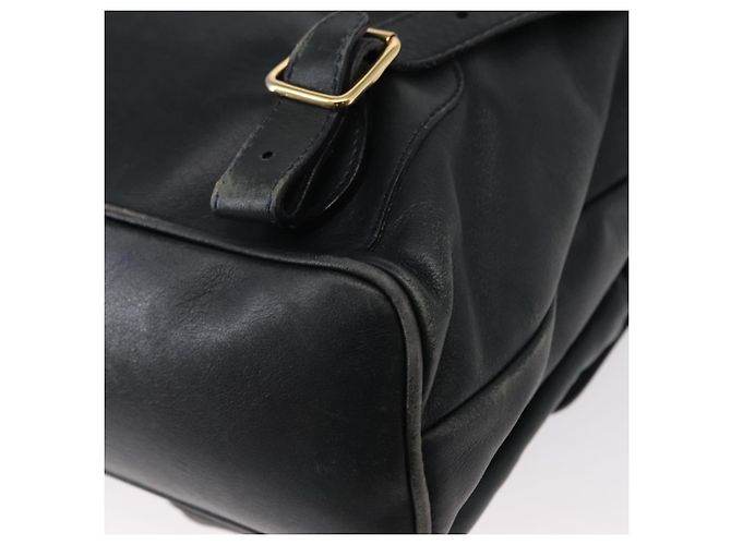 Zaino in pelle Gucci Bamboo blu navy oro 003 2058 0016 Auth 152368 - vista 20
