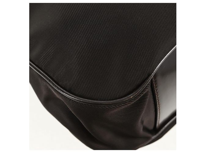 Borsa a mano in nylon Gucci Bamboo 2way marrone argento 001 1577 Auth ep11538 - vista 17