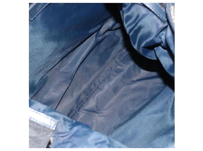 Borsa a Spalla in Tela Trotter Christian Dior Blu Auth 152007 Blu navy - vista 11