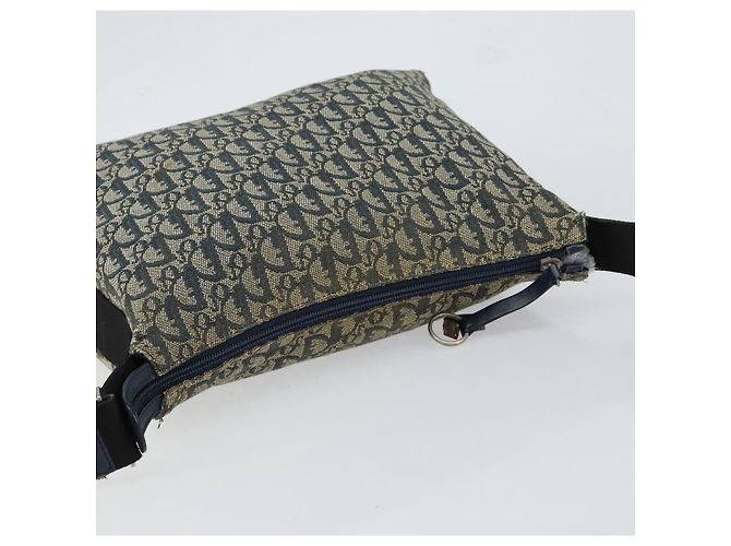 Borsa a Spalla in Tela Trotter Christian Dior Blu Auth 152007 Blu navy - vista 6