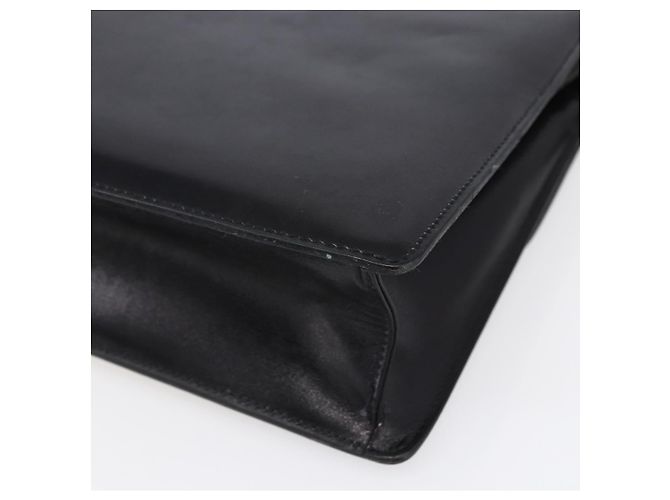 Autre Marque Borsa a spalla in pelle nera e oro Nova Check di Burberrys Auth bs30769 Nero D'oro - vista 15