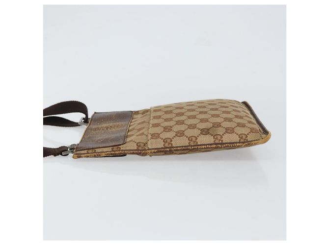 Borsa a Spalla GG Canvas Gucci Beige 27639 Auth 151876 - vista 4