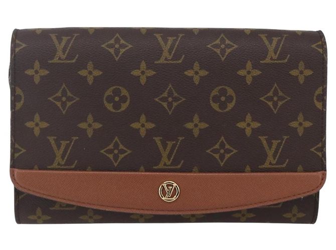 LOUIS VUITTON Borsa a Spalla Monogram Bordeaux 24 M51798 Auth LV ep11920 Monogramma - vista 13