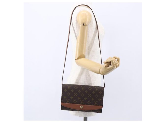 LOUIS VUITTON Borsa a Spalla Monogram Bordeaux 24 M51798 Auth LV ep11920 Monogramma - vista 22