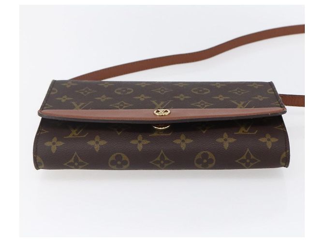 LOUIS VUITTON Borsa a Spalla Monogram Bordeaux 24 M51798 Auth LV ep11920 Monogramma - vista 5
