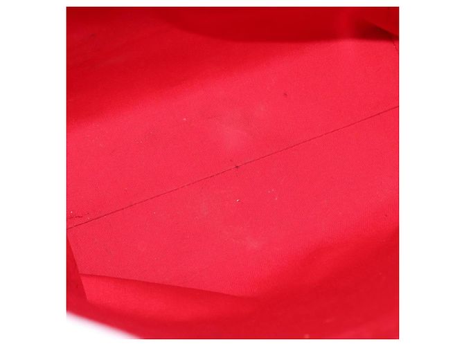 LOUIS VUITTON Monogram Vernis Reade MM Hand Bag Red Rouge M91086 LV Auth 152096 - view 10