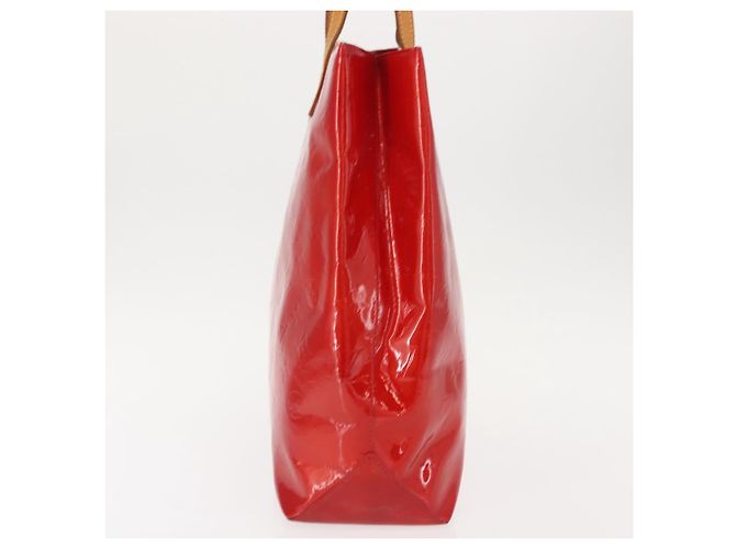 LOUIS VUITTON Monogram Vernis Reade MM Hand Bag Red Rouge M91086 LV Auth 152096 - view 3