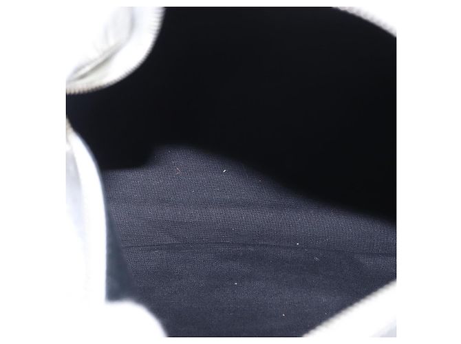 BALENCIAGA Borsa a Mano Grease in Pelle Argento 203249 Auth bs30812 - vista 11