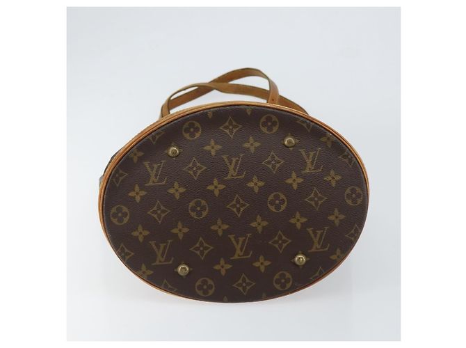 LOUIS VUITTON Borsa a Spalla Monogram Bucket GM M42236 LV Auth bs30623 Monogramma - vista 5
