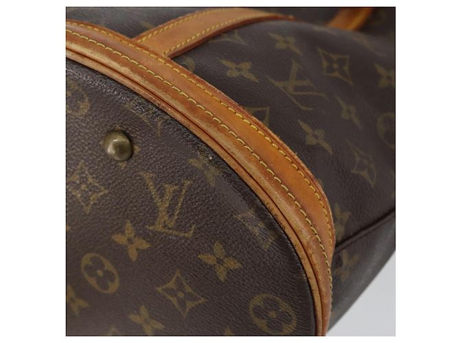 LOUIS VUITTON Borsa a Spalla Monogram Bucket GM M42236 LV Auth bs30623 Monogramma - vista 9