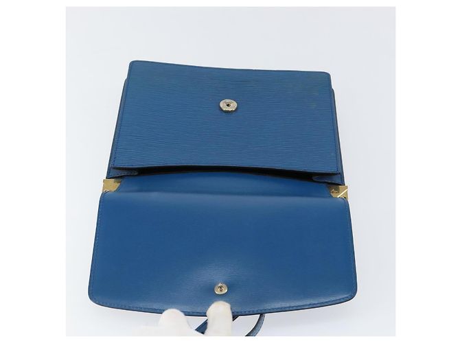 LOUIS VUITTON Borsa a Spalla Epi Grenel Blu M52362 LV Auth ep11728 - vista 10