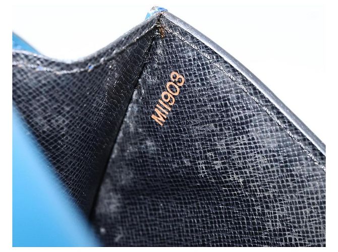 LOUIS VUITTON Borsa a Spalla Epi Grenel Blu M52362 LV Auth ep11728 - vista 12