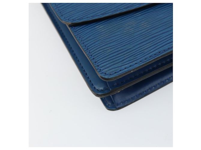 LOUIS VUITTON Borsa a Spalla Epi Grenel Blu M52362 LV Auth ep11728 - vista 14