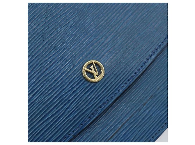 LOUIS VUITTON Borsa a Spalla Epi Grenel Blu M52362 LV Auth ep11728 - vista 17