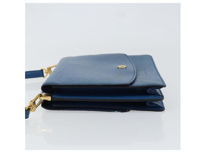 LOUIS VUITTON Borsa a Spalla Epi Grenel Blu M52362 LV Auth ep11728 - vista 4