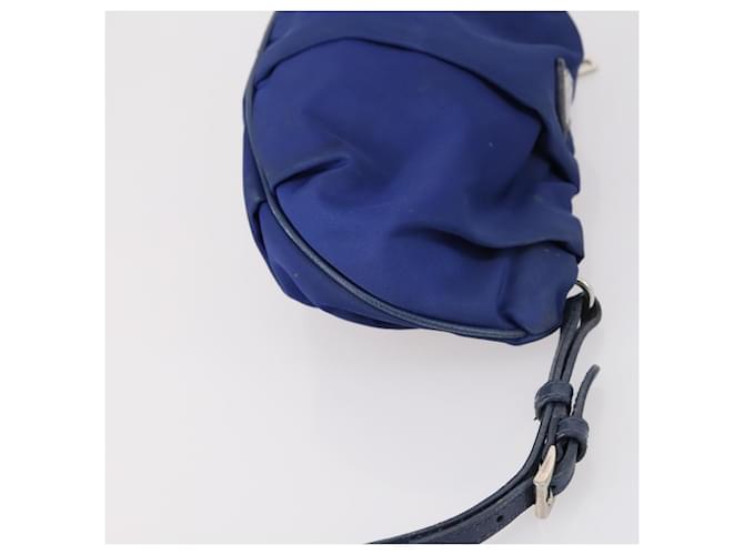Pochette Prada Nylon 2 Set Nero Blu Auth 150209 - vista 11
