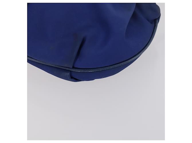 Pochette Prada Nylon 2 Set Nero Blu Auth 150209 - vista 14