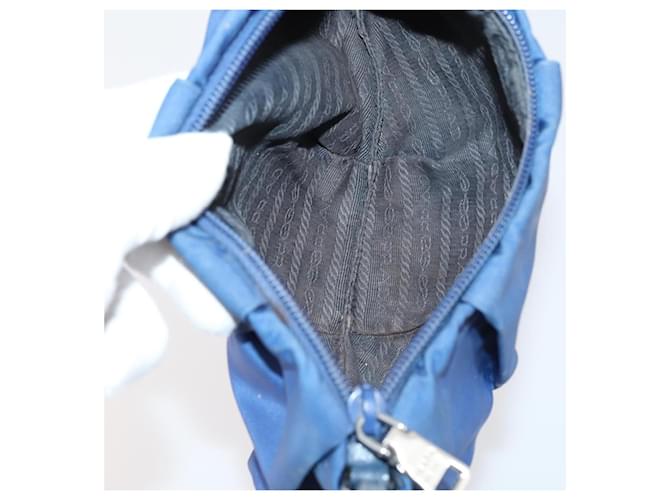 Pochette Prada Nylon 2 Set Nero Blu Auth 150209 - vista 15