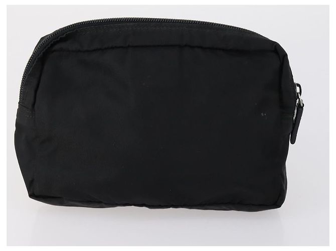Pochette Prada Nylon 2 Set Nero Blu Auth 150209 - vista 3