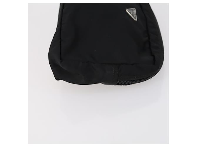 Pochette Prada Nylon 2 Set Nero Blu Auth 150209 - vista 4