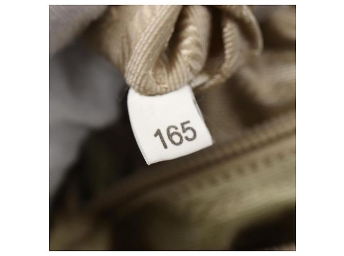 PRADA Shoulder Bag Nylon Beige Auth ki5997 - view 12
