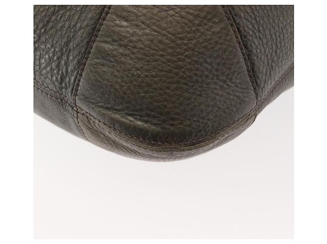 Borsa a spalla in pelle Gucci Soho Chain grigia 326706 Auth 146271 Marrone - vista 17