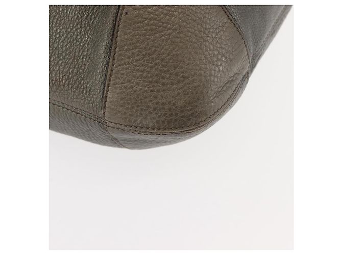 Borsa a spalla in pelle Gucci Soho Chain grigia 326706 Auth 146271 Marrone - vista 8
