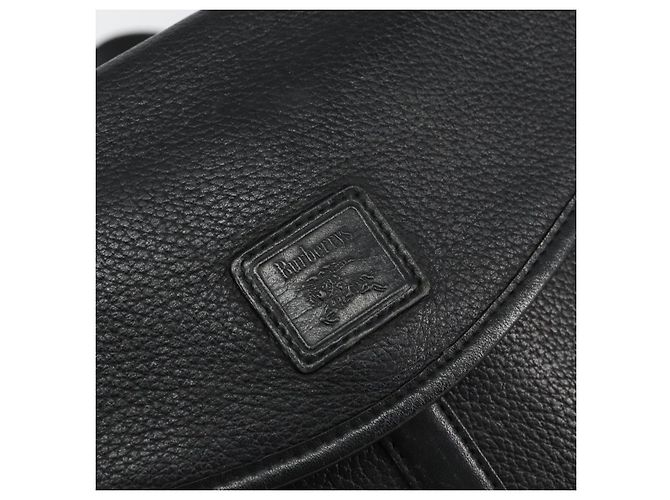 Autre Marque Borsa a Spalla Burberrys in Pelle Nera e Oro Auth ep11023 Nero D'oro - vista 10