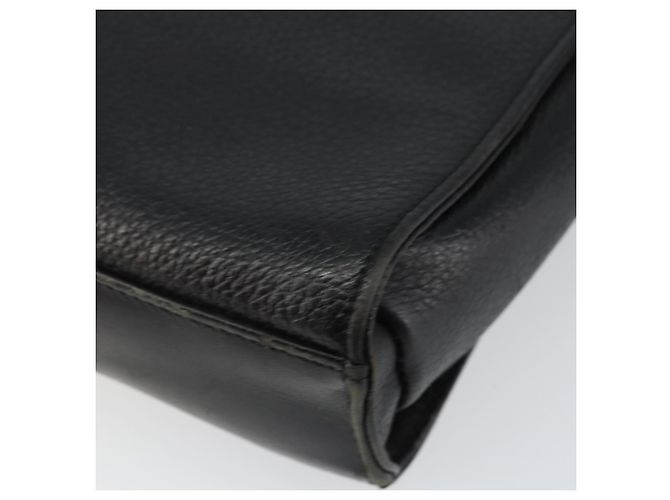 Autre Marque Borsa a Spalla Burberrys in Pelle Nera e Oro Auth ep11023 Nero D'oro - vista 15