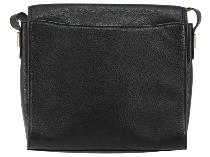 Autre Marque Borsa a Spalla Burberrys in Pelle Nera e Oro Auth ep11023 Nero D'oro - vista 2