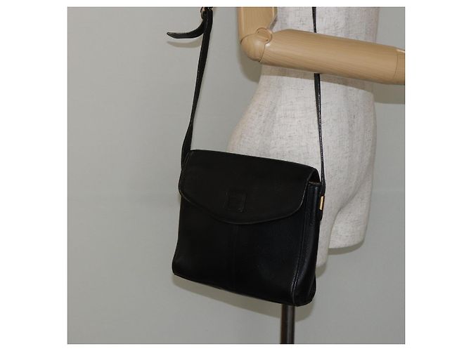 Autre Marque Borsa a Spalla Burberrys in Pelle Nera e Oro Auth ep11023 Nero D'oro - vista 21