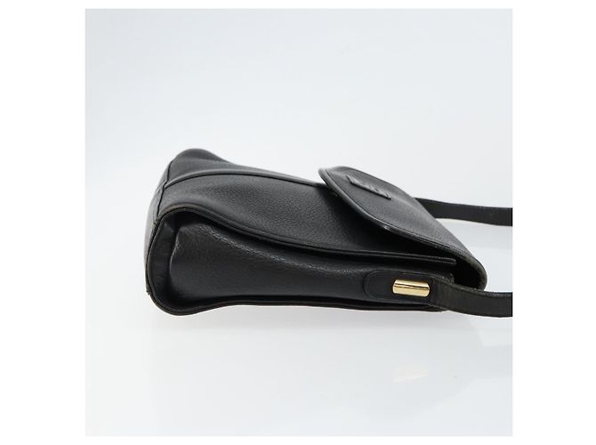 Autre Marque Borsa a Spalla Burberrys in Pelle Nera e Oro Auth ep11023 Nero D'oro - vista 3