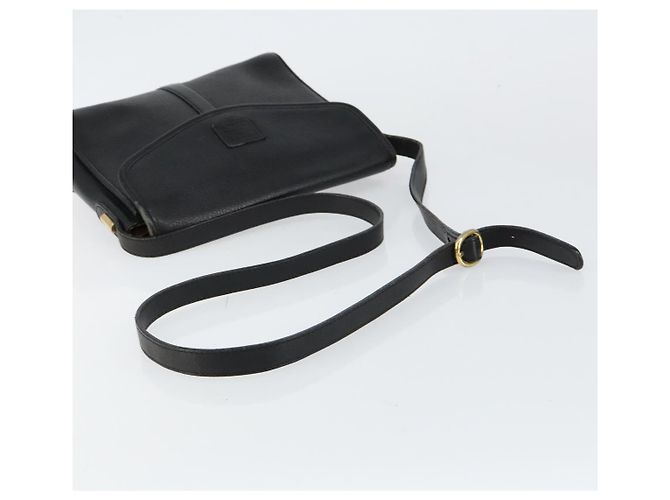 Autre Marque Borsa a Spalla Burberrys in Pelle Nera e Oro Auth ep11023 Nero D'oro - vista 7