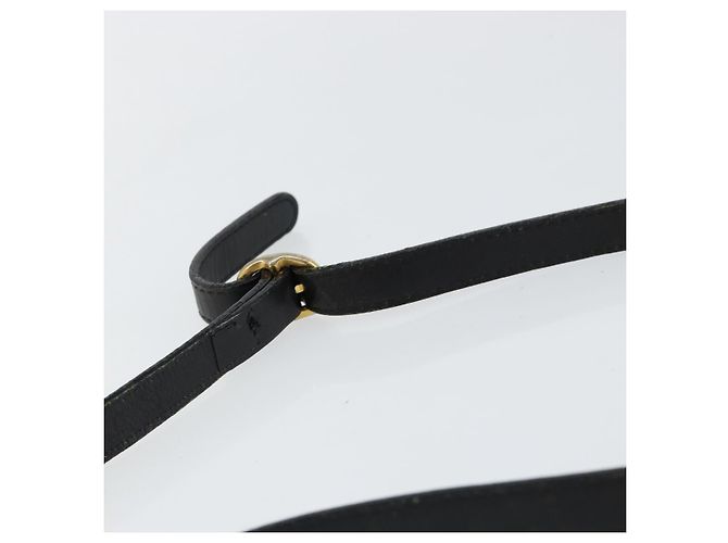 Autre Marque Borsa a Spalla Burberrys in Pelle Nera e Oro Auth ep11023 Nero D'oro - vista 8